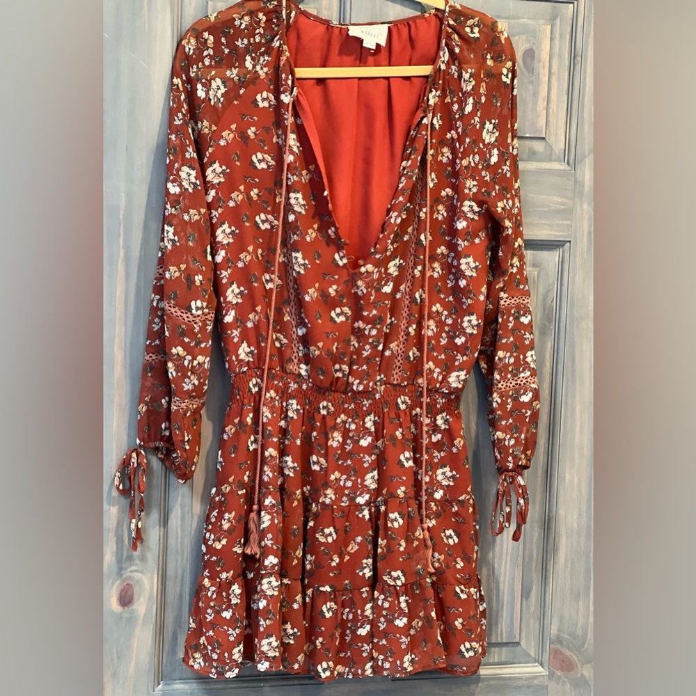 Boho mini-dress
